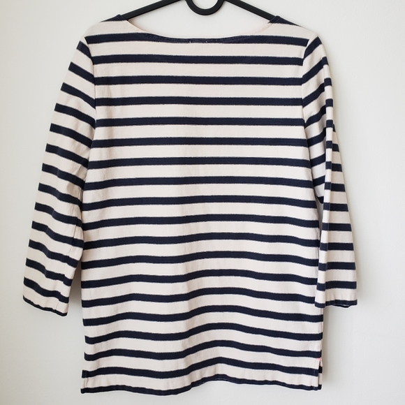 J crew stripe cotton tee xs - Picture 2 of 4